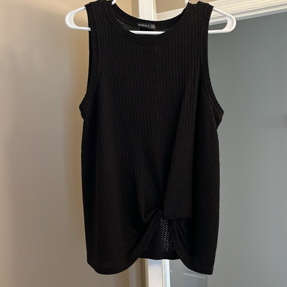 Miholl Women’s Sleeveless Top Black Size M